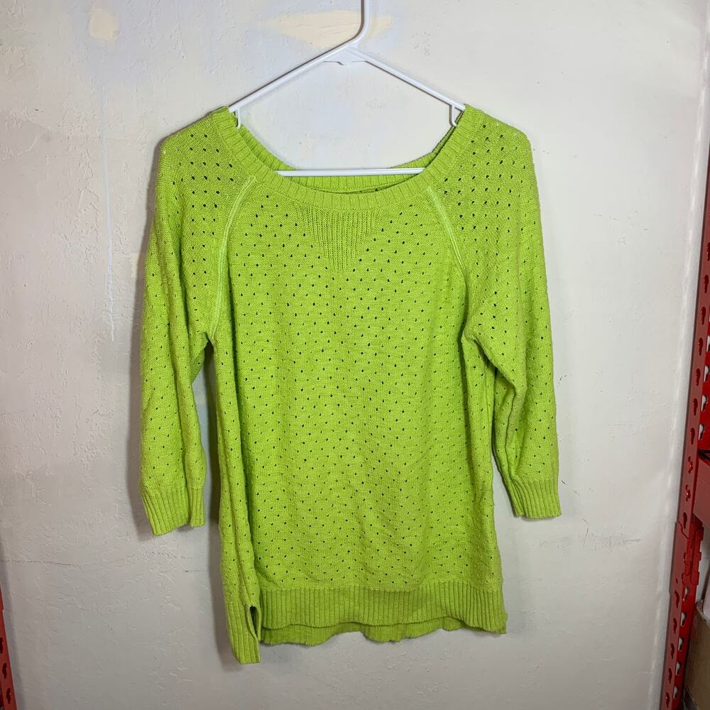 American Eagle Outfitters Women's Green Sweater Size L